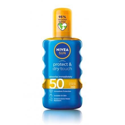 Nivea Protect & Dry Touch SPF50+ Napozó Spray