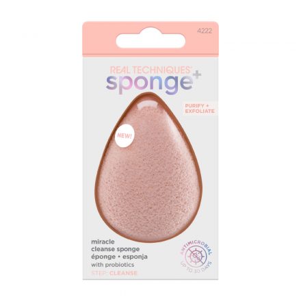 Real Techniques Miracle Cleanse Sponge+ arctisztító szivacs